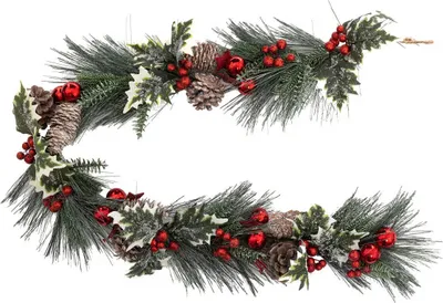 Obrázek produktu pro Přirozená girlanda se šiškami, 100 cm