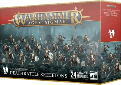 Immagine prodotto di Warhammer Age of Sigmar Soulblight Gravelords Scheletri Deathrattle
