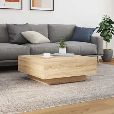 Produktbild von "2026 Aktion"Couchtisch - CLORIS - Wohnzimmertisch - Robust und langlebig - Sonoma-Eiche 80x80x31 cm Holzwerkstoff - NeuMöbel9963496
