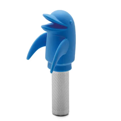 Produktbild von Karl Weis Tee-Brüher Delphin Silikon/Edelstahl