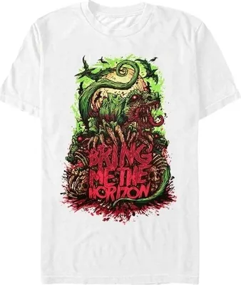 Produktbild von Bring Me The Horizon Dinosaur White S T-Shirt