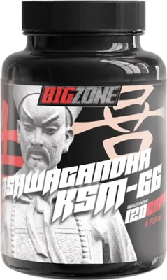 Zdjęcie produktu dla Big Zone Ashwagandha KSM-66 (120 kapsułek)