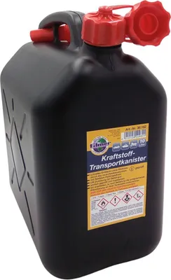 Produktbild von Benzinkanister 10L mit Stutzen Kraftstoffkanister Reservekanister Kunststoff