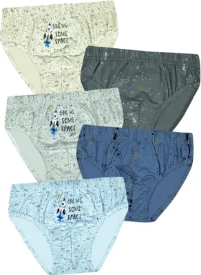Produktbild von 5 Jungen Slips Baumwolle Unterhosen Unterwäsche - Space