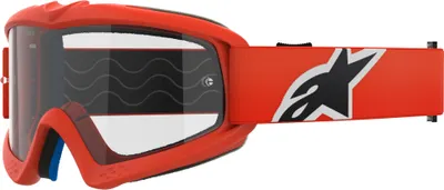 Obrázok produktu pre Okuliare VISION YOUTH CORP, ALPINESTARS, detské (oranžové, priehľadné plexisklo)