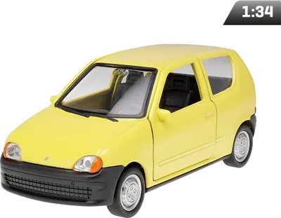 Productafbeelding van Model 1:34, FIAT Seicento, geel