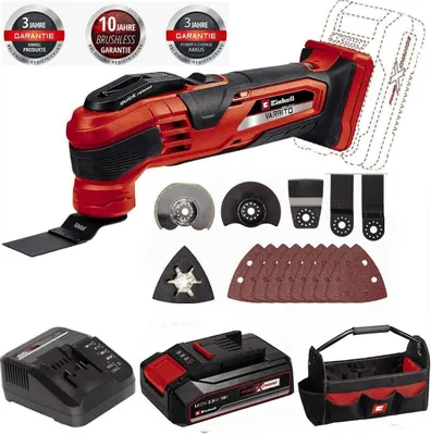 Produktbild von Einhell-Multifunktionswerkzeug VARRITO 18V Akku 2.5 Ah, Ladegerät, Bag