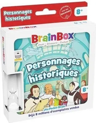 Produktbild von BrainBox Pocket: Historische Persönlichkeiten, Lernspiel, Gedächtnisspiel, Beobachtungsspiel, Ab 8 Jahren