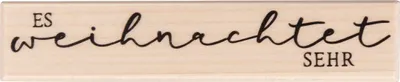 Produktbild von BUTTERER Stempel "Es weihnachtet sehr"