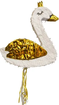 Produktbild von Papier-Pinata in Schwanenform, 40 x 46 x 7 cm – Amscan