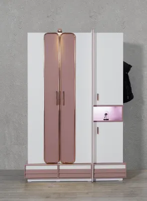 Obrázek produktu pro Šatní skříň, dřevo, nábytek, design, dívčí pokoj, dětský pokoj, růžová barva