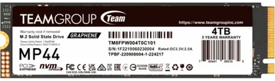 Produktbild von Team Group MP44 4 TB, SSD, (PCIe 4.0 x4, NVMe, M.2 2280)