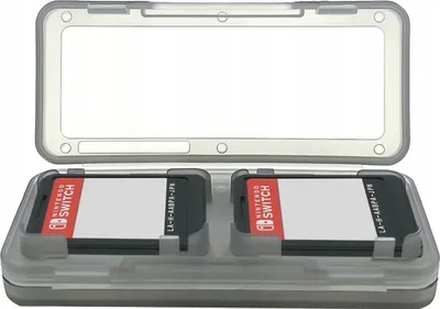 Zdjęcie produktu dla Pudełko / Futerał / Etuina na 2x Karty / Gry do Nintendo Switch