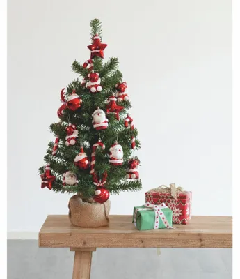 Produktbild von Everlands Mini-Tannenbaum mit Schmuck