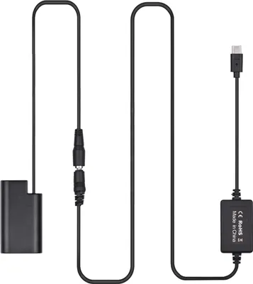 Obrázek produktu pro PD-USB kabel typu C pro adaptér DMW-DCC16, napájecí konektor pro baterii DMW-BLJ31, náhrada za Panasonic LUMIX S1, S1M, S1R, S1RM, S1H