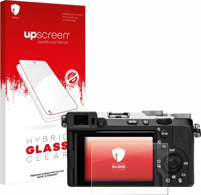 Produktbild von upscreen Schutzglas für Sony Alpha 7C II (ILCE-7CM2) Schutzfolie Panzer Folie Glas Display Schutz klar