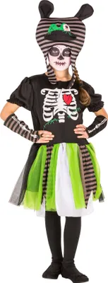 Produktbild von dressforfun® Girlie Zombie Skelett Kostüm