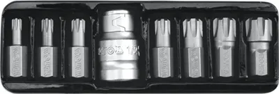 Produktbild von Yato YT-0418, 7 Stück(e), Ribe, 9.5 mm, M10, M12, M14, M5, M6, M7, M8, Stahl, 25,4 / 2 mm (1 / 2")