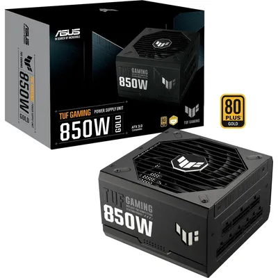 Obrázok produktu pre ASUS TUF Gaming 850W Gold, 850 W, 100 - 240 V, 130 W, 850 W, 130 W, 9,6 W