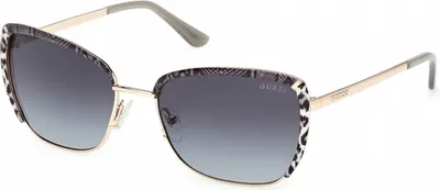 Produktbild von Guess GU00218 Shiny pale gold 57/18/140 Damen Sonnenbrillen