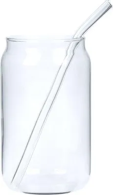 Produktbild von Trinkgläser-Set, mit Trinkhalm, 4- tlg.