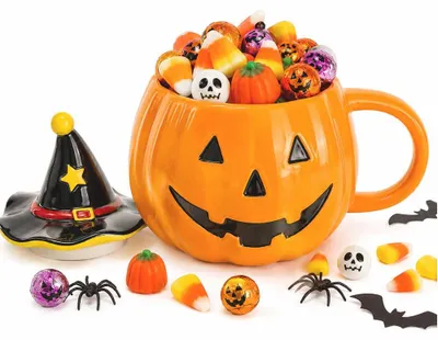 Pompoenbeker 320 ml Halloween-Kaffeetasse mit Deckel