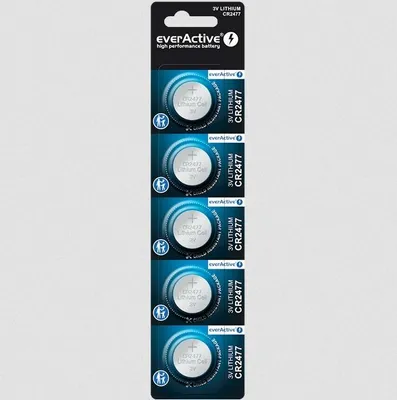 Obrázek produktu pro EverActive CR2477 mini lithiová baterie - blistr 5 kusů
