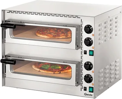 Produktbild von Bartscher Pizzabackofen "Mini Plus 2", LxBxH: 5,5x5,7x4,75 cm; 203535