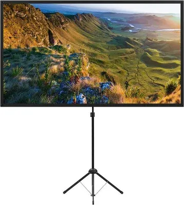 Produktbild von Famanu Projektionsschirm 80 Zoll mit Stativ - 16:9 Format