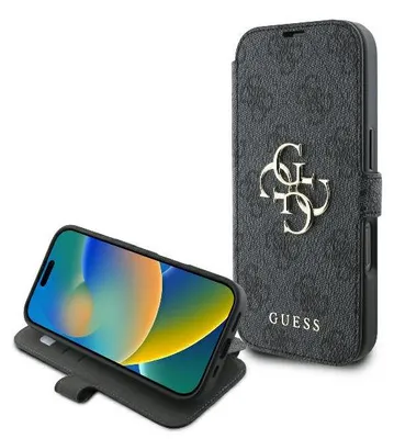 Zdjęcie produktu dla Etui Guess 4G Metal Logo do iPhone 16 Pro Max czarny