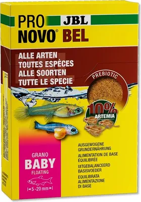 Obrázek produktu pro JBL Pronovo Bel Grano Baby 3x10ml - krmivo v prášku pro mladé ryby JBL