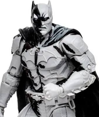 Close-up of a Batman action figure.