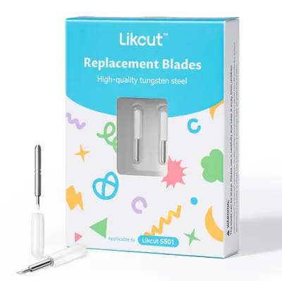 Schneidmesser 45° feine Spitze für Plotter – 2er-Pack