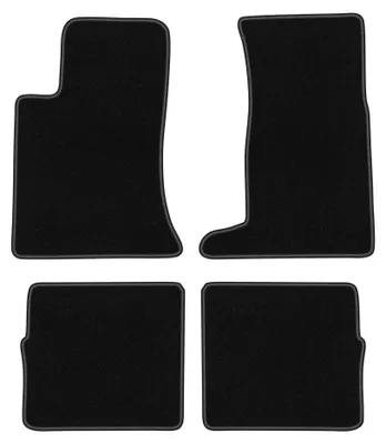 Obrázok produktu pre Velúrové autokoberce pre: Cadilac SRX 2004-2010 – sada 4 ks, čierne, na mieru – Wielganizator BASIC