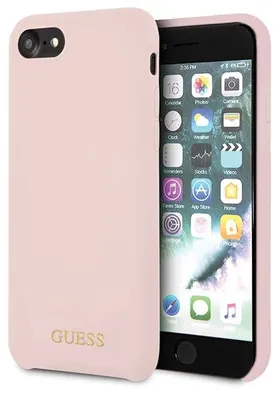 Immagine prodotto di Guess Guhci8Lsgllp Iphone 7/8/Se 2020/Se 2022 rosa chiaro/ Rosa chiaro Custodia rigida in silicone