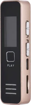 Produktbild von SK-007 Mini-Recorder, Sprachrekorder, U-Disk, kontinuierliche Aufnahme 20 Stunden, ohne Speicher, mit Kopfhörer-Ladekabel, Gold