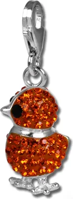 Produktbild von SilberDream orange Charm Küken Zirkonia Damen 925 Silber Charmsanhänger GSC522O