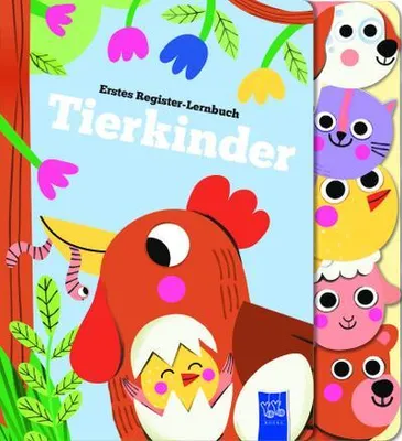 Produktbild von Erstes Register-Lernbuch - Tierkinder