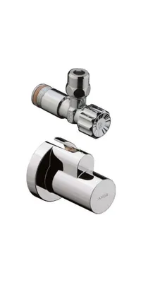 Immagine prodotto di hansgrohe AXOR, robinet équerre, avec poussoir, raccord à pincer, 51307310, 51307310