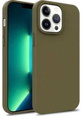 Produktbild von Mobigear  Handyhülle für iPhone 15 Plus - Backcover Umweltfreundliches Material Armeegrün