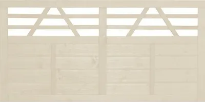 Produktbild von Vorgartenzaun Konsta Venga 180 x 90 cm, natur