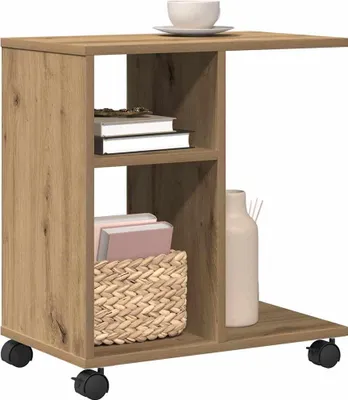 Produktbild von "im Sonderangebot"Beistelltisch/Flurtisch Moderner design - Sofatisch für Wohnzimmer - Artisan-Eiche 50x30x55 cm Holzwerkstoff DEMöbel 9794979