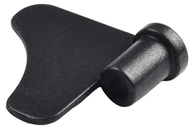 Rührflügel für Brotbackautomaten, Aluminiumlegierung, schwarz