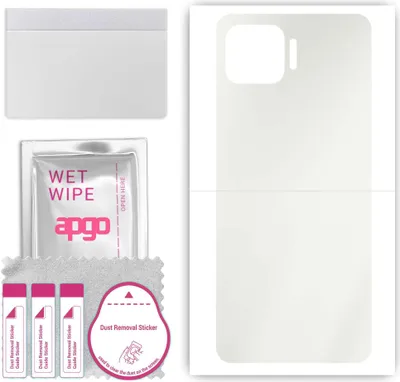 Produktbild von apgo Rückseite Schutzfolie, Matt, kompatibel mit Oppo A73 2020, Hinten Hydrogel-Displayschutzfolie mit Positionierhilfe, kratzfest, einfache Montage