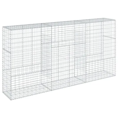 Zdjęcie produktu dla vidaXL Gabion z pokrywą 300x50x150 cm Ocynkowane żelazo