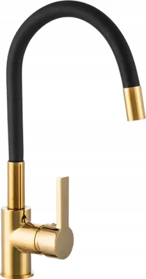 Produktbild von Granitan | FLEX - Küchenarmatur - Flexibler Auslauf - Gold - Messing - Keramikkopf
