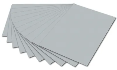 Produktbild von Folia Paper - Fotokarton Folia 2Z 50x70cm 300gr Nr60 Silber | Außenschachtel ein 10 Stück