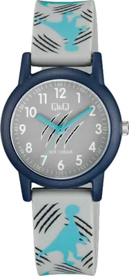 Produktbild von Q&Q Kinderuhr mit Silikonarmband, 10 Bar wasserdicht