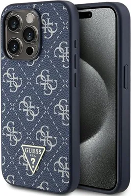 Produktbild von Guess 4G Triangle Metal Logo für Apple iPhone 15 Pro Max Schutz Hülle