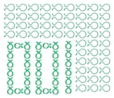 Produktbild von Pflanzenhalter Gartenclips für Kletterpflanzen - Befestigungshilfe für Gemüse wie Gurken und Tomaten